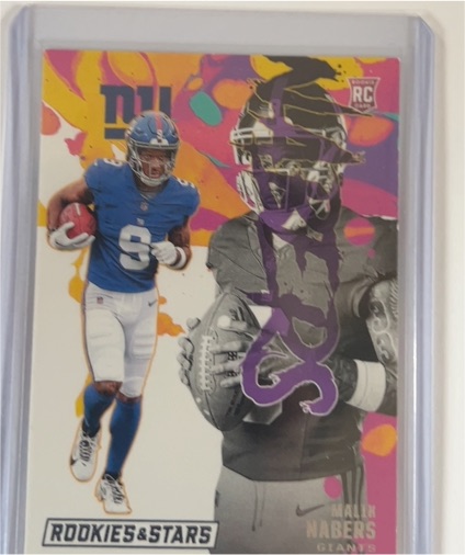 2024 Panini Rookies & Stars Rookie Exclusive #RE-MNS Malik Nabers — front