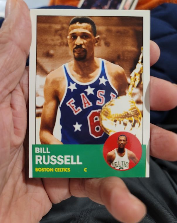 2007-08 Topps #BR63 Bill Russell The Missing Years — front