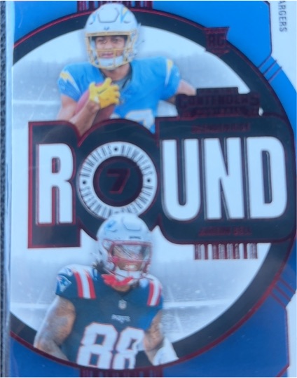2024 Panini Contenders Round Numbers #7 Brenden Rice / Jaheim Bell — front