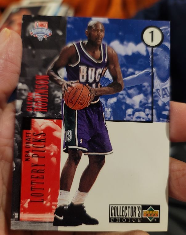 1994-95 Upper Deck Collector's Choice #1 Glenn Robinson — front