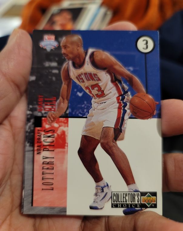 1994 Upper Deck Collector's Choice #3 Grant Hill NBA Draft Lottery Picks — front