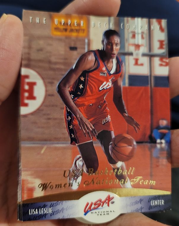 1996 Upper Deck USA Basketball #64 Lisa Leslie — front