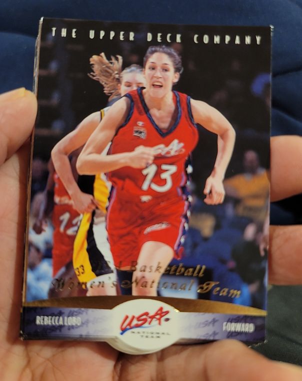 1996 Upper Deck #65 Rebecca Lobo — front