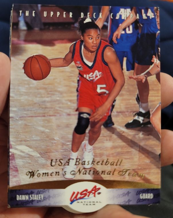 1996 Upper Deck USA #69 Dawn Staley — front