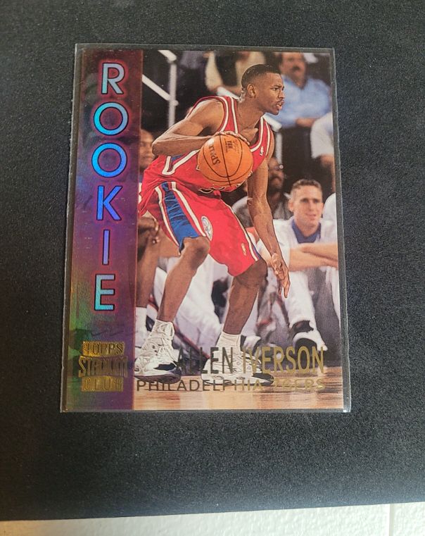 1996-97 Topps Stadium Club Rookies #R16 Allen Iverson — front