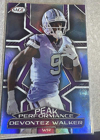 2024 Sage Peak Performance #PK-DW Devontez Walker — front