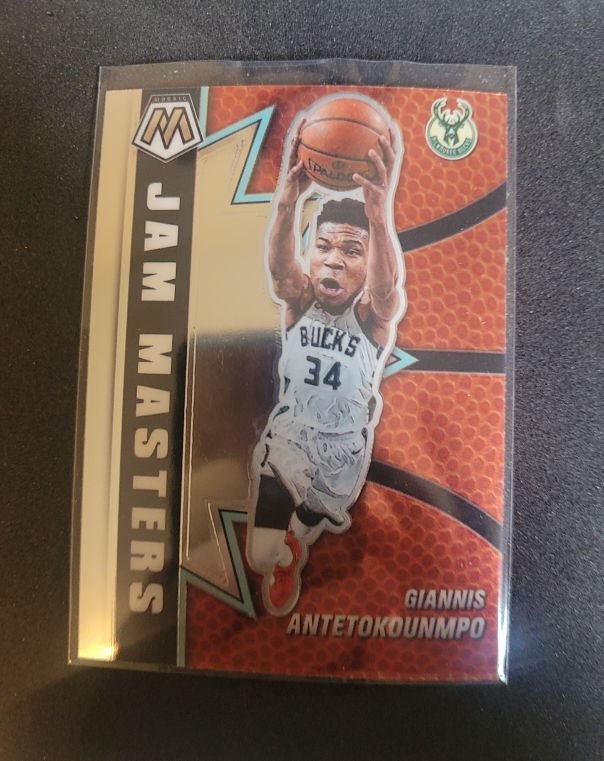 2020-21 Panini Mosaic Jam Masters #9 Giannis Antetokounmpo — front