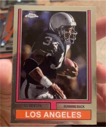 2024 Topps Chrome #74TF-21 Bo Jackson 1974 Topps Football — front