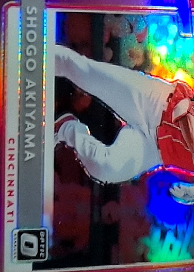 2021 Donruss Optic Shogo Akiyama Cincinnati Reds — front