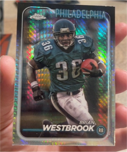 2024 Topps Chrome #156 Brian Westbrook — front
