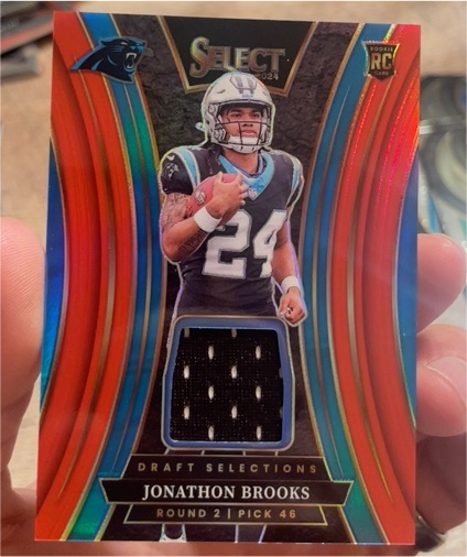 2024 Panini Select Draft Selections #DSM-JBS Jonathon Brooks — front