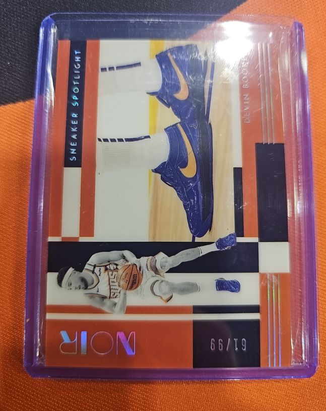 2024-25 Panini Noir #61 Devin Booker Sneaker Spotlight — front