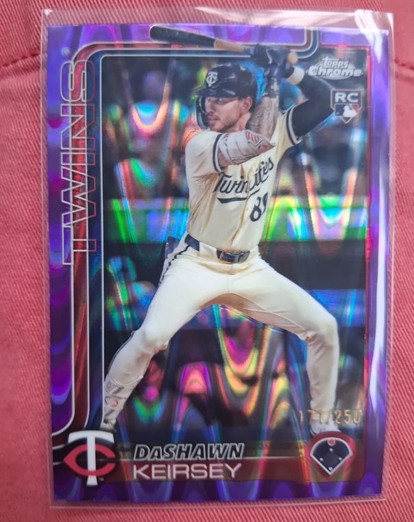 2025 Topps Chrome #605 DaShawn Keirsey — front