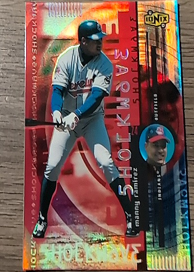 2000 Upper Deck Ionix Shockwave #S3 Manny Ramirez — front
