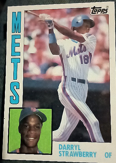 1984 Topps #182 Darryl Strawberry — front