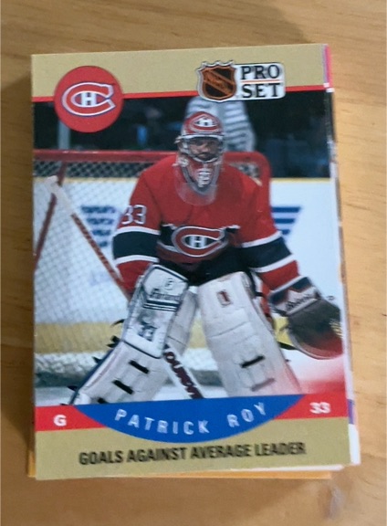 1990-91 Pro Set #399 Patrick Roy — front