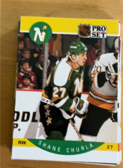 1990-91 Pro Set #135 Shane Churla — front