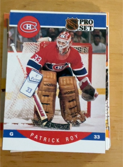 1990-91 Pro Set #157 Patrick Roy — front