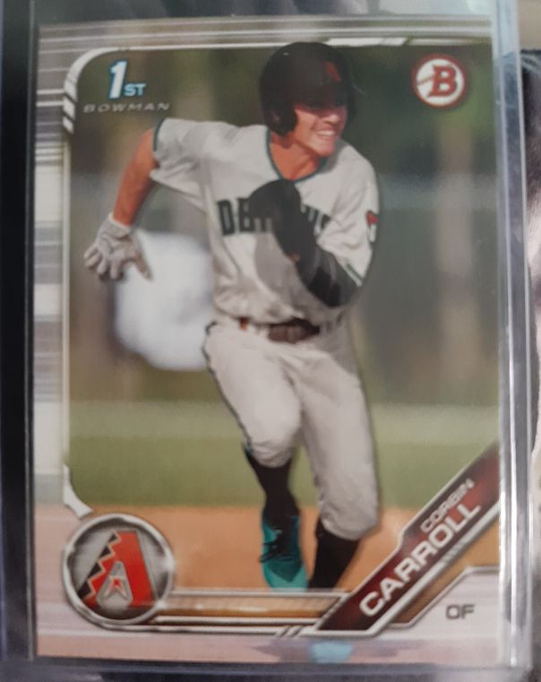 2019 Bowman Draft #BD-125 Corbin Carroll — front
