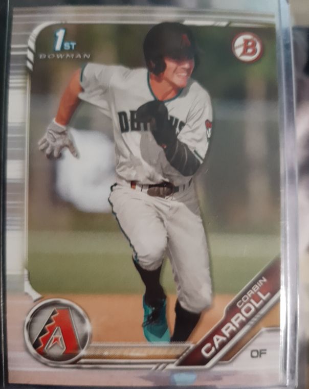 2019 Bowman Draft #BD-125 Corbin Carroll — front