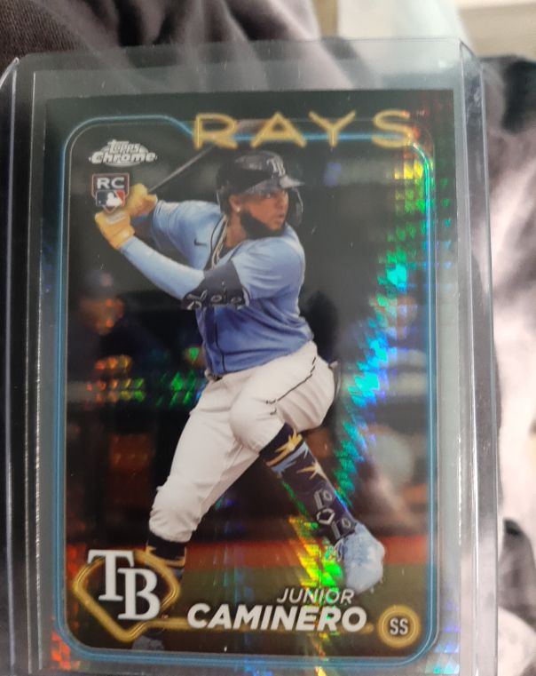 2024 Topps Chrome #213 Junior Caminero — front