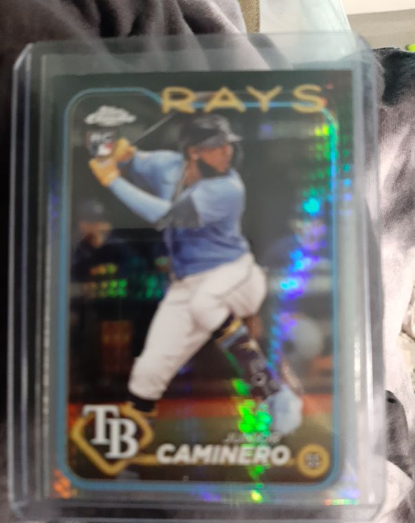 2024 Topps Chrome #213 Junior Caminero — front