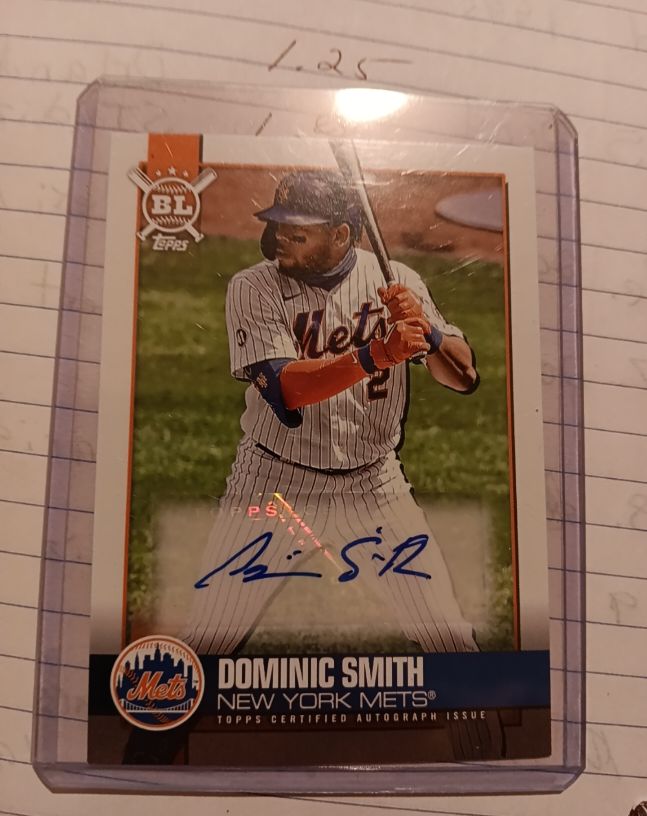2021 Topps Big League #BLA-DO Dominic Smith — front