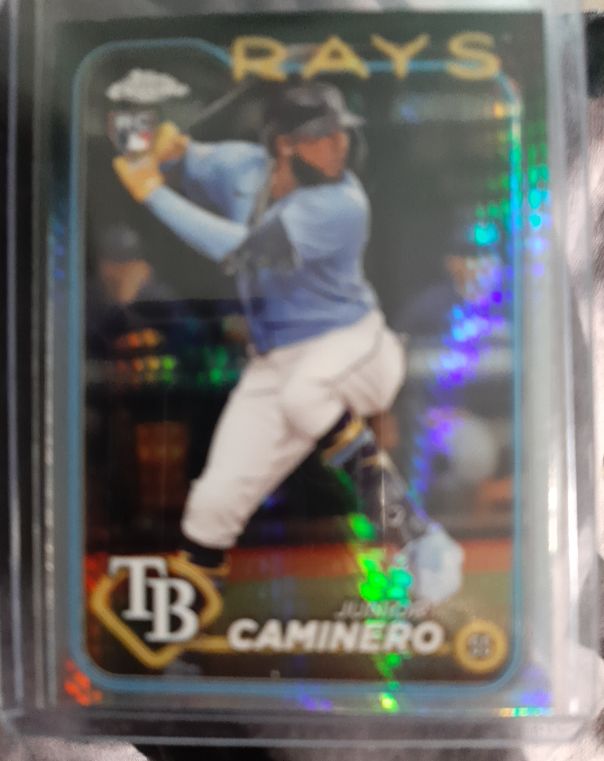 2024 Topps Chrome #213 Junior Caminero — front
