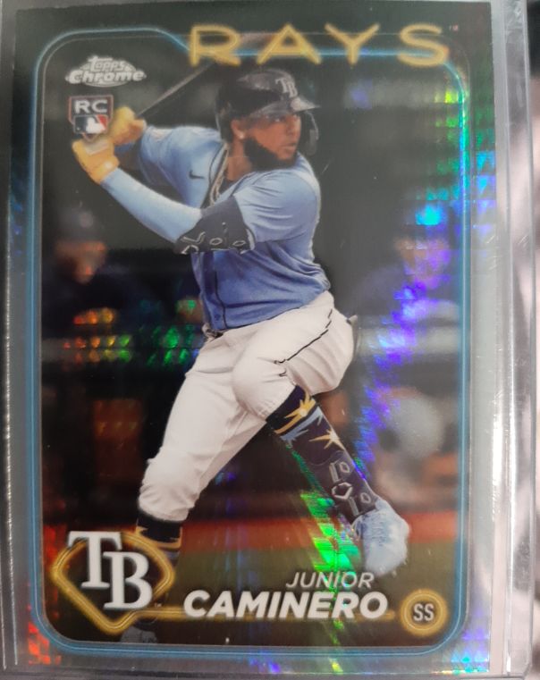 2024 Topps Chrome #213 Junior Caminero — front