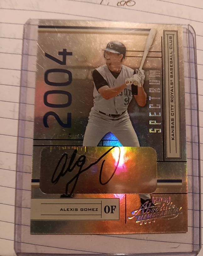 2004 Playoff Absolute Memorabilia Spectrum Signature Alexis Gomez #121 Auto — front