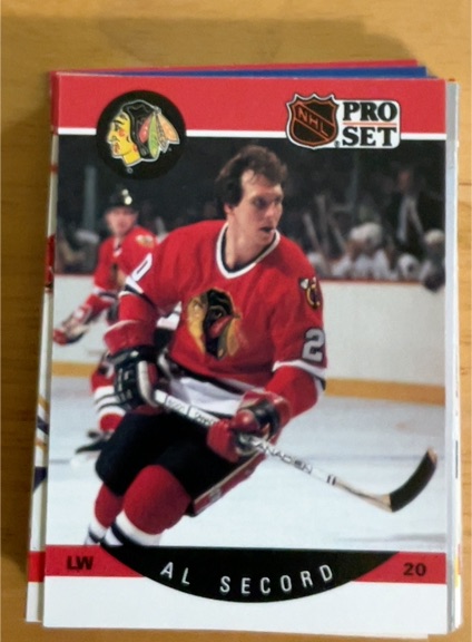 1990-91 Pro Set #60 Al Secord — front