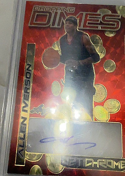 2000 Leaf Dropping Dimes Allen Iverson — front