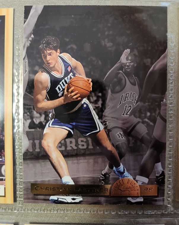 1993 Classic Draft Picks #SB18 Christian Laettner — front