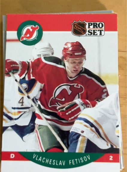1990-91 Pro Set #167 Vlacheslav Fetisov — front