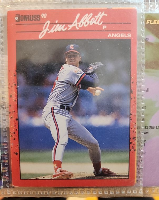1990 Donruss #108 Jim Abbott California Angels — front