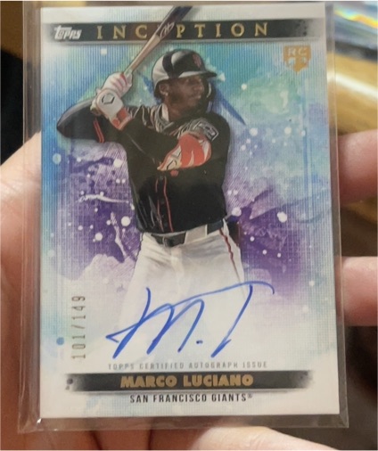 2024 Topps Inception #101 Marco Luciano — front