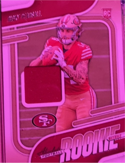 2024 Panini Absolute Rookie Materials #ARM-RPL Ricky Pearsall — front