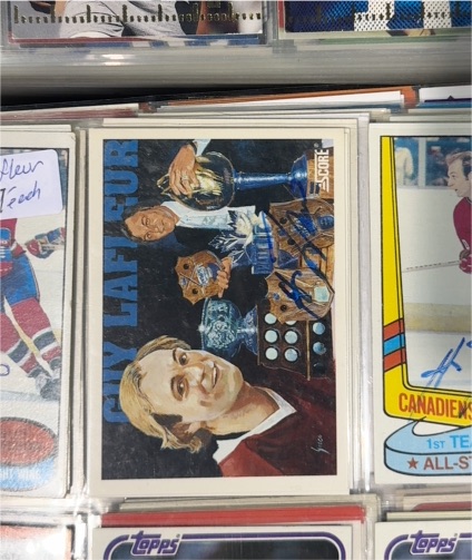 1991-92 Score Canadian #292 Guy Lafleur — front