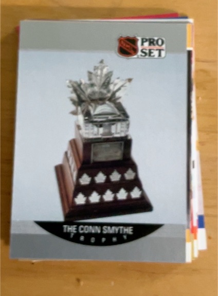 1990 Pro Set #390 The Conn Smythe Trophy Bill Ranford — front
