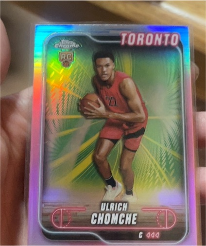 2024-25 Topps Chrome #191 Ulrich Chomche — front
