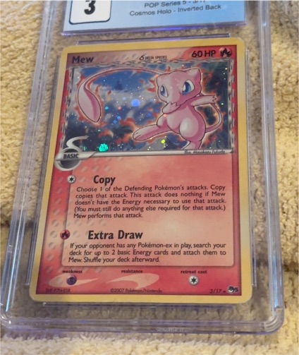 2007 Pokemon POP Series 5 3 Mew Holo — front