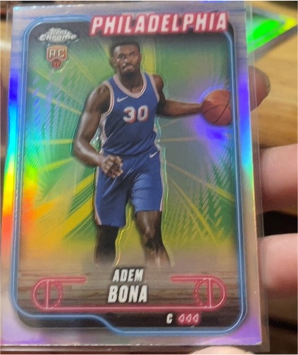 2024-25 Topps Chrome #183 Adem Bona — front