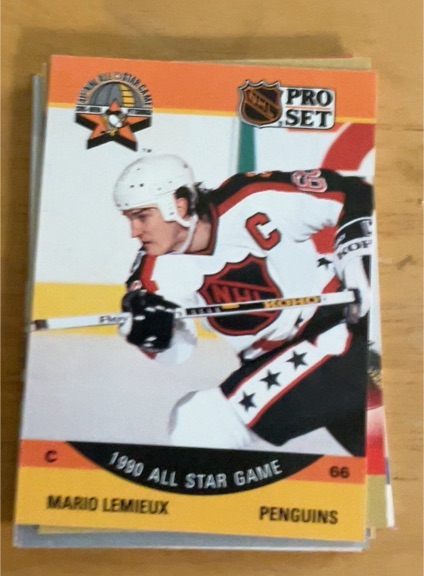 1990 Pro Set #362 Mario Lemieux 1990 All Star Game — front