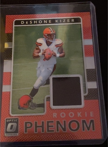 2017 Donruss Optic Rookie Phenom Jerseys # DeShone Kizer — front