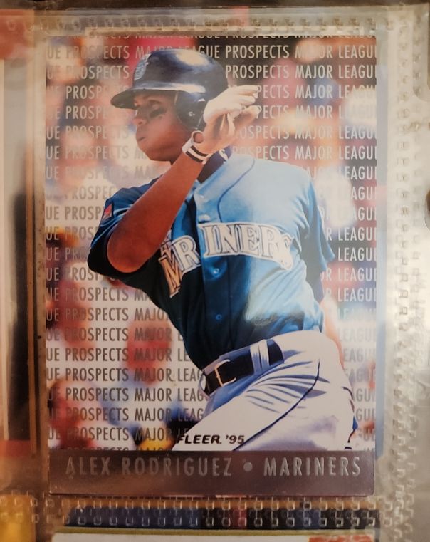 1995 Fleer Major League Prospects #10 Alex Rodriguez — front