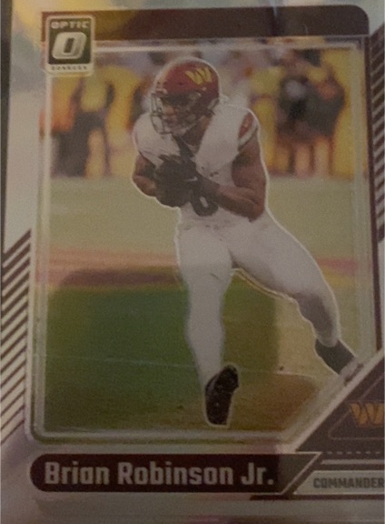 2024 Donruss Optic Brian Robinson Jr. — front