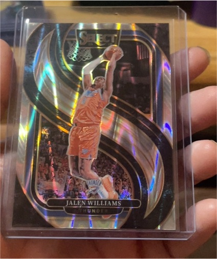 2024-25 Panini Select Premier Level #124 Jalen Williams — front