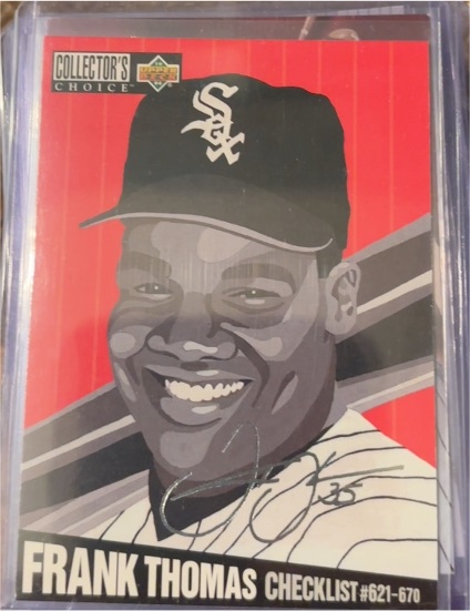 1994 Upper Deck Collector's Choice #327 Frank Thomas — front