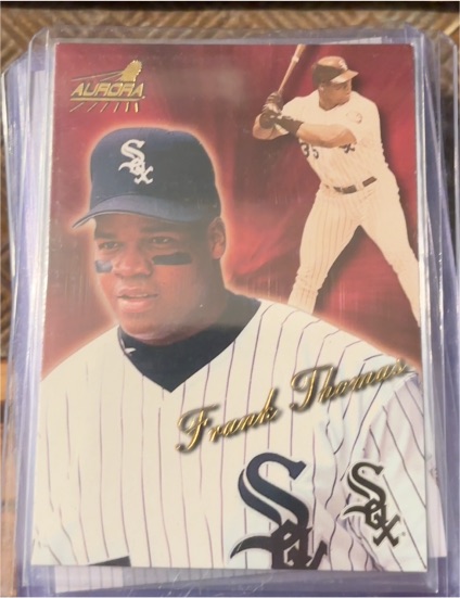1999 Pacific Aurora #42 Frank Thomas — front