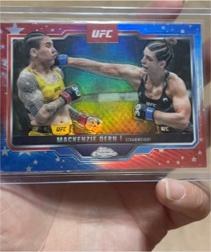 2025 Topps Chrome UFC #183 Mackenzie Dern — front